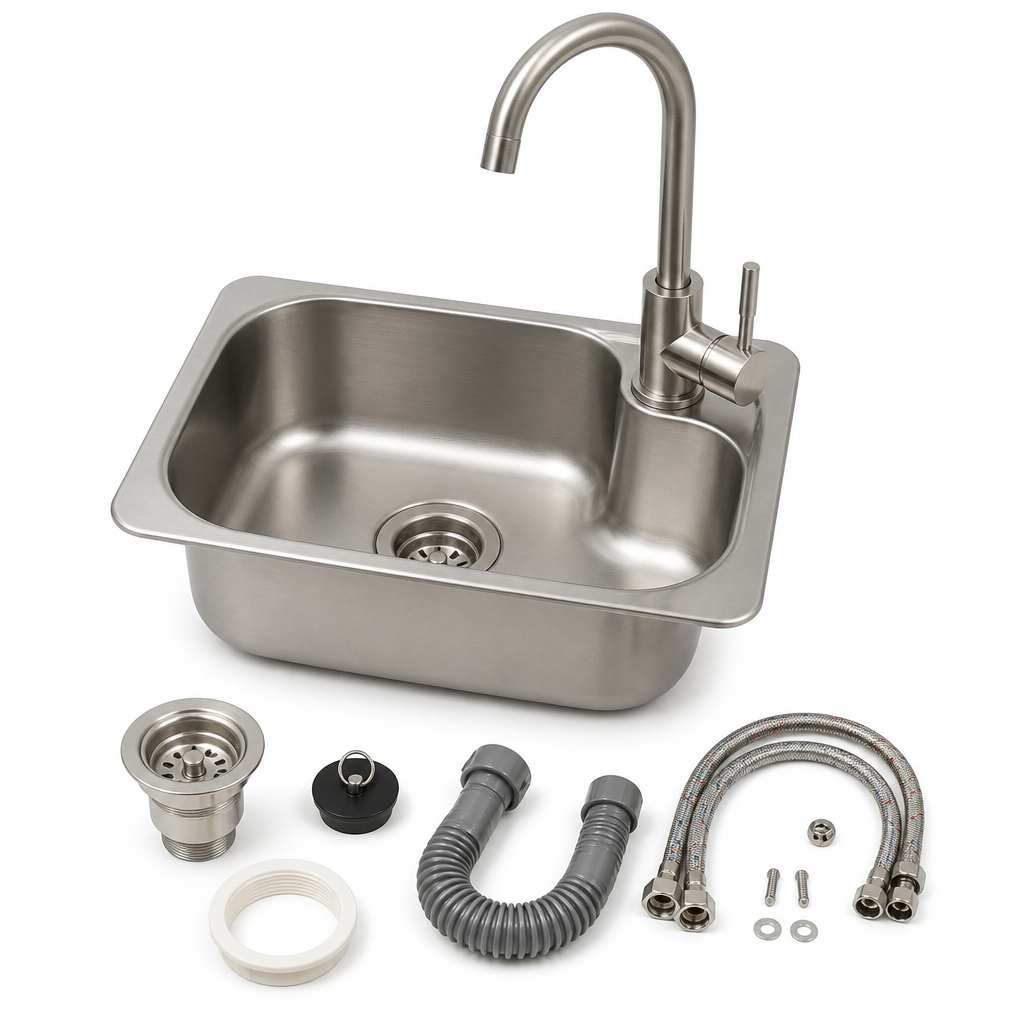 Stainless Camper Sink Kit