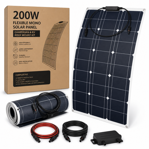 200W Flexible Solar Panel Kit